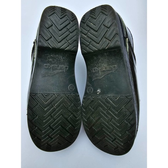 DANSKO Professional Pewter Patent Leather MULE CLOG size EU 38 US 7 1/2 - 8 - Picture 8 of 8